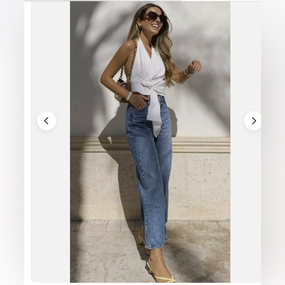 Zara Denim Collection Spring/Summer Z1975 Mom Fit High Waisted Jeans